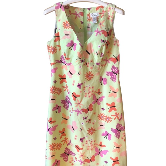 Lilly Pulitzer Butterfly & Flower Sundress - Picture 1 of 5